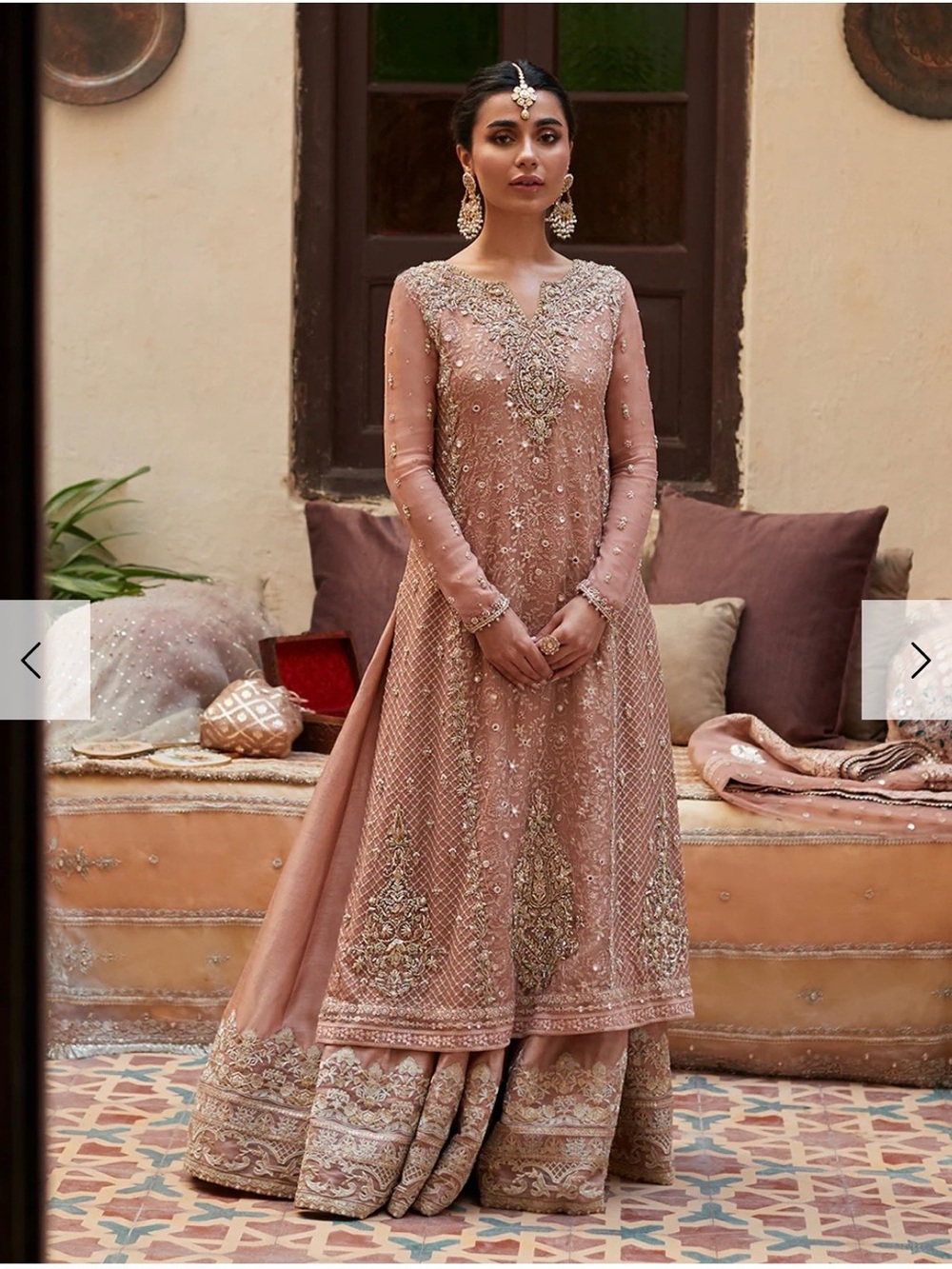 Faiza Saqlain “Zeena” – Preloved | Size XL | Salmon Pink - Picture 5 of 5